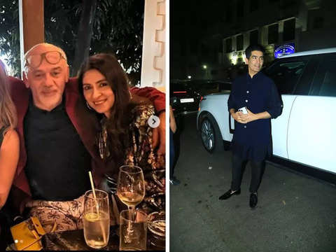 Karan Johar: At Karan Johar's Star-Studded Dinner, Christian Louboutin  Bonds With Ananya Panday, Aryan Khan