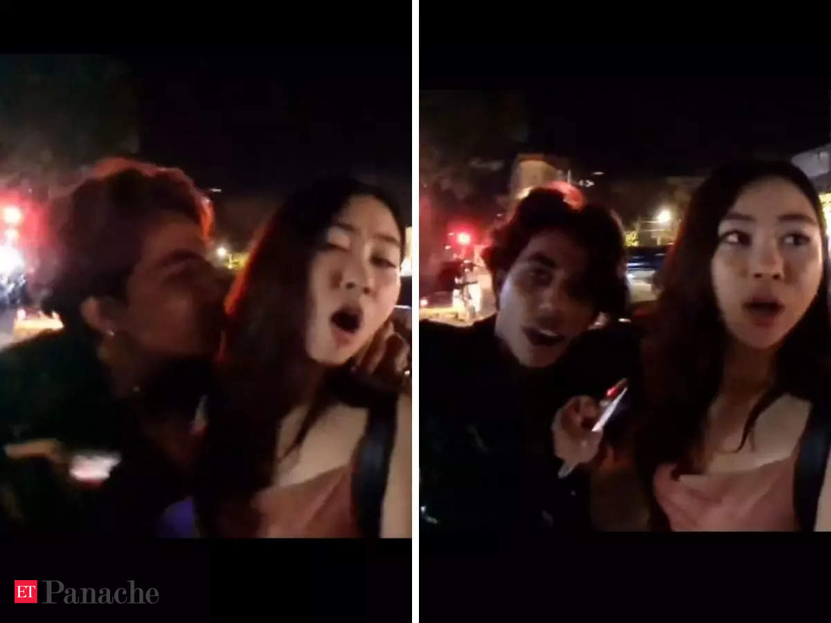 1200px x 900px - Youtuber Harassment: Korean woman YouTuber harassed on Mumbai's busy street  during live streaming, cops arrest two after video goes viral - The  Economic Times
