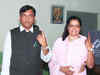 Gujarat Elections 2022: Union Minister Mansukh Mandaviya casts his vote in Bhavnagar