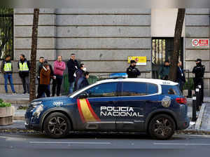 Suspected explosive devices hidden in envelopes mailed to the Spain's Ministry of Defense, in Madrid