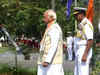 Watch: Kerala Governor Arif Mohammad Khan lays wreath at War Memorial in Naval Base