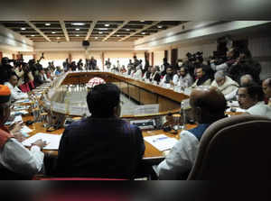 All-party meeting called by the government for the winter session of Parliament begins.