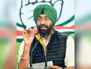 All India Kisan Congress Chairman S. Sukhpal Singh Khaira addresses a press conference at Congress HQ in New Delhi on Tuesday, December 06, 2022. (Photo: Wasim Sarvar/IANS)