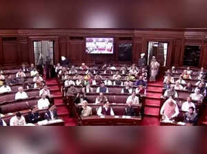 Lok Sabha adjourned till 12 p.m..(photo:Rajya Sabha/TV)