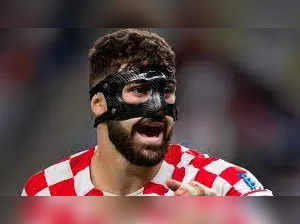 Why is Josko Gvardiol of Croatia wearing mask at FIFA World Cup 2022 in Qatar?