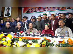 Shimla, Dec 09 (ANI): Himachal Pradesh Congress chief Pratibha Singh, party Stat...