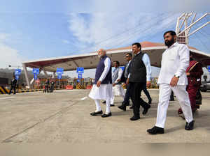 Nagpur, Dec 11 (ANI): Prime Minister Narendra Modi arrives for the inauguration ...