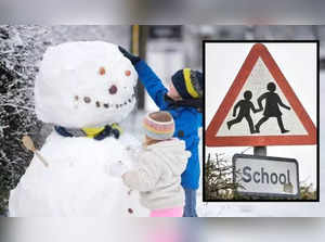 UK schools shut: Full list of schools closed due to snow on Monday