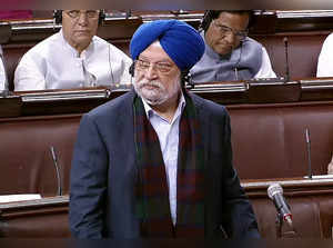 New Delhi: Union Minister for Housing and Urban Affairs Hardeep Singh Puri  speaks in the Rajya Sabha during the ongoing Winter Session of Parliament, in New Delhi on Monday, December 12, 2022. (Photo:IANS/Sansad TV Grab)