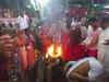 Andhra Pradesh: Devotees offer prayers at Kanaka Durgamma Temple in Vijayawada, watch!