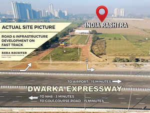 (Actual Image of “India Rashtra” Sec-88A bang on Dwarka Expressway)