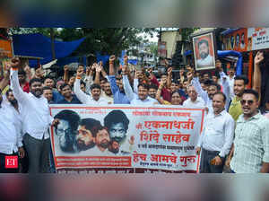 MVA allies take out 'Halla Bol' protest march against Maha govt
