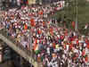 Mumbai: MVA holds ‘Halla Bol’ rally against Shinde govt; BJP stages counter-protest