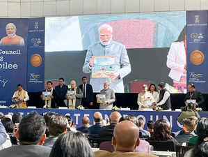 PM attends golden jubilee celebration of the North East Council in Shillong.