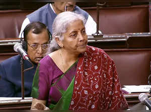 New Delhi: Union Finance Minister Nirmala Sitharaman addresses the Rajya Sabha during the ongoing winter session of Parliament, in New Delhi on Friday, Dec. 16, 2022. (Photo: Rajya Sabha/IANS)