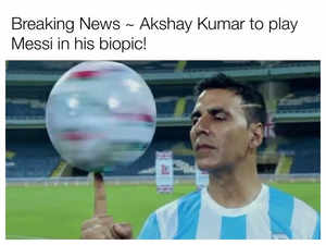 FIFA World Cup 2022: Argentina's win follows with memes of Akshay Kumar playing Messi in a biopic