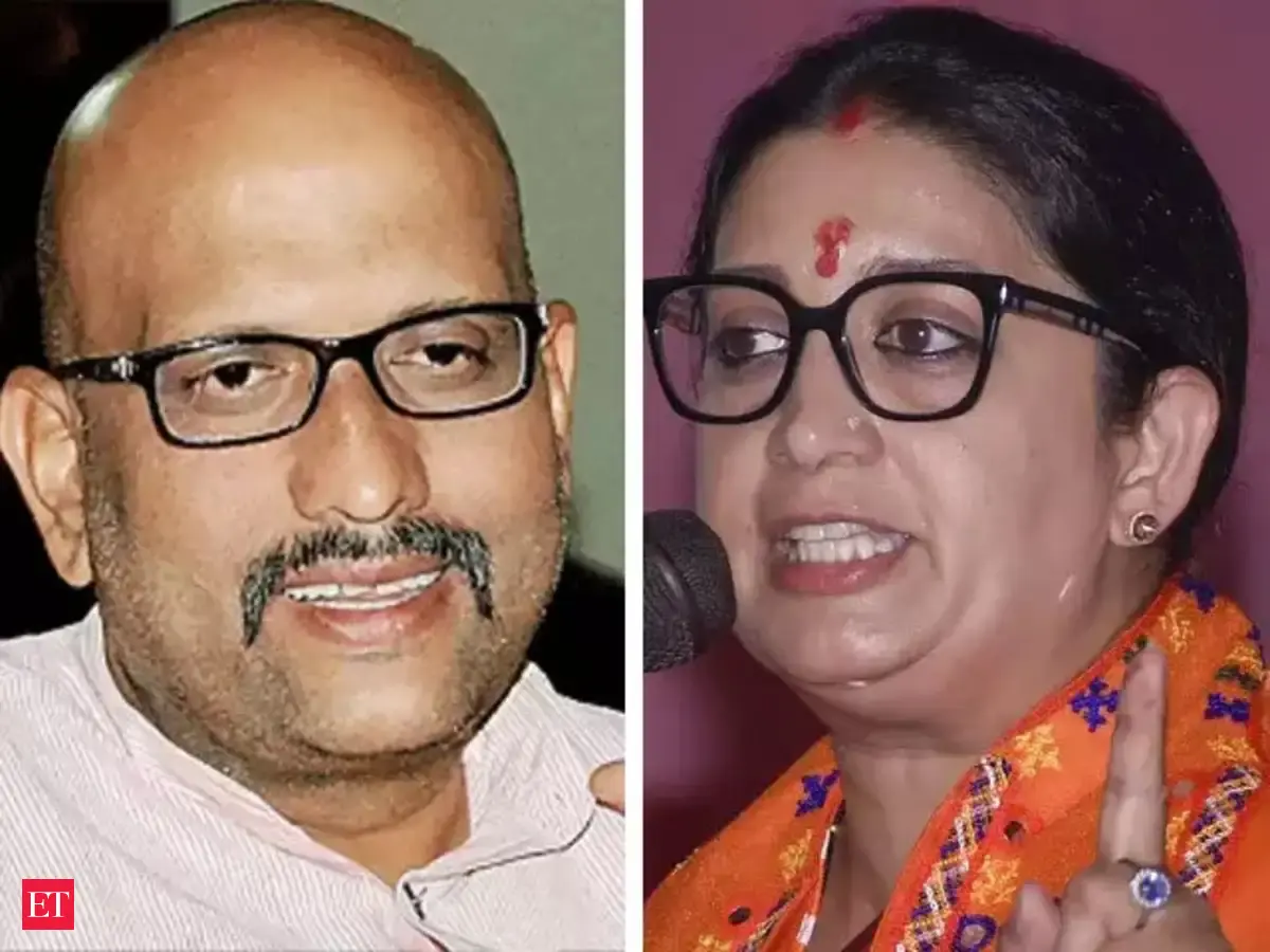 ajay rai: UP Congress leader Ajay Rai's 'Latke Jhatke' jibe at Smriti ...