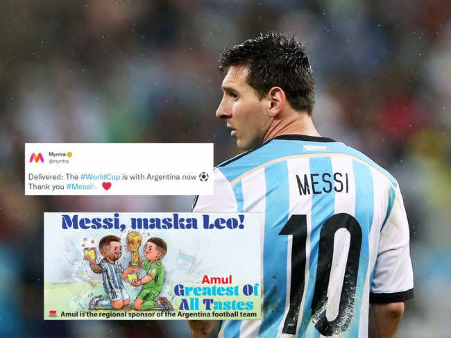 Leo Messi brands congratulate