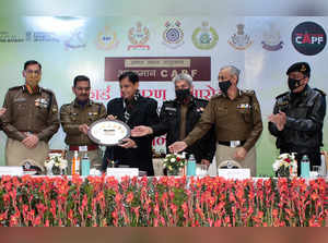 New Delhi, Jan 05 (ANI): (L-R) ITBP DG Sanjay Arora, CRPF DG Kuldiep Singh, Mini...