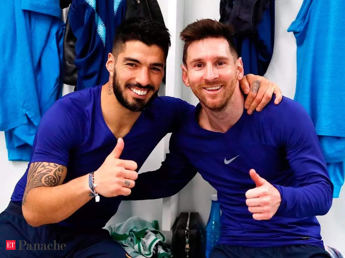 geloof Perceptie schapen messi: World Cup winner Messi to celebrate Christmas with family and BFF  Uruguay striker Luis Suarez - The Economic Times