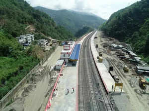 Jiribam-Imphal railway project
