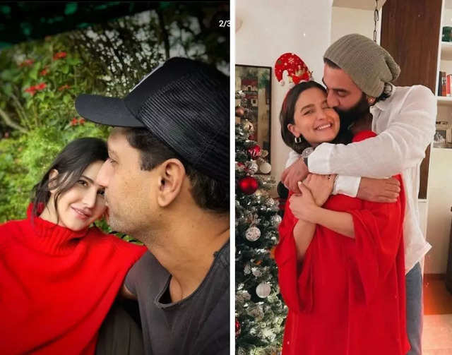 'Tis The X'mas To Celebrate! Katrina-Vicky, Alia-Ranbir's Family Bonding; Hrithik-Saba's Snowy Shenanigans