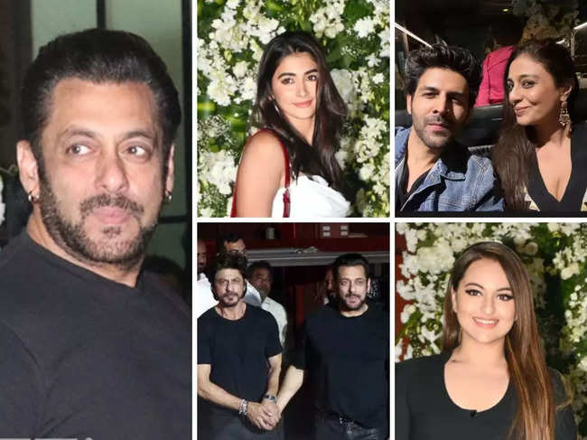 Salman Khan Birthday Party: Salman Khan Turns 57: Shah Rukh Khan, Pooja ...