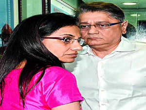 Former ICICI Bank CEO Chanda Kochhar and her husband Deepak Kochhar