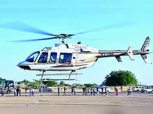 RTDC’s helicopter ride for tourists starts in Jaisalmer