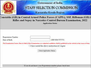 SSC GD Constable: Application status for 2022 released, admit card soon to be out. Check details