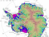 First complete map of the speed and direction of ice flow in Antarctica