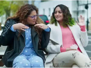 Sonakshi Sinha and Huma Qureshi for 'Double XL'