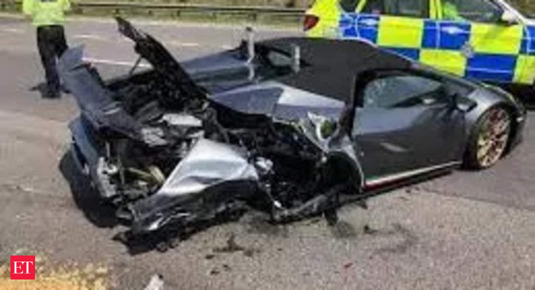 Mohammed Shaan Hussain: Police identify Bradford man Mohammed Shaan Hussain  who died in Lamborghini supercar crash. Details here - The Economic Times