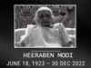 PM Modi's mother Heeraben passes away at 100