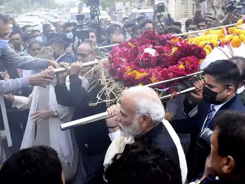 Family present at crematorium