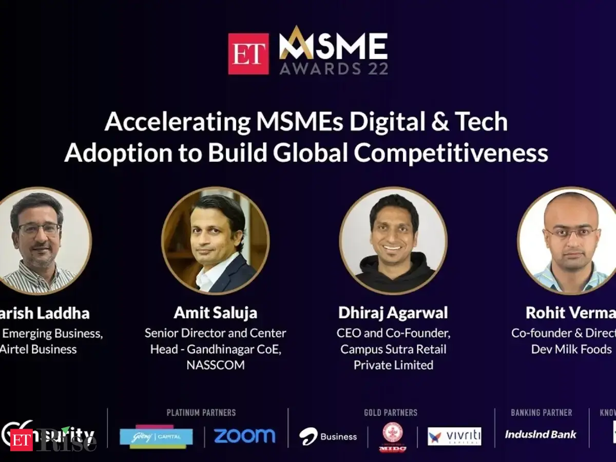 global competitiveness: ET MSME Talks: Accelerating MSMEs Digital ...