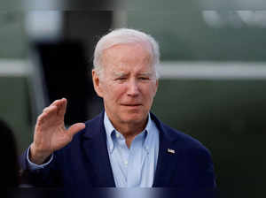 FILE PHOTO: U.S. President Joe Biden arrives at Joint Base Andrews, Maryland