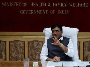 FILE PHOTO: India's Chemicals and Fertilizers Minister Mandaviya during his interview with Reuters, in New Delhi