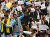 AAP and BJP councillors clash during Delhi MCD mayor election
