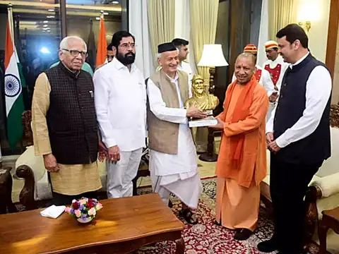 Koshyari, Shinde & Fadnavis
