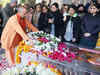 UP: CM Yogi Adityanath pays tribute to senior BJP leader Keshari Nath Tripathi in Prayagraj