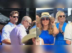 Chris Hemsworth, wife Elsa Pataky were seen with Mike and Zara Tindall