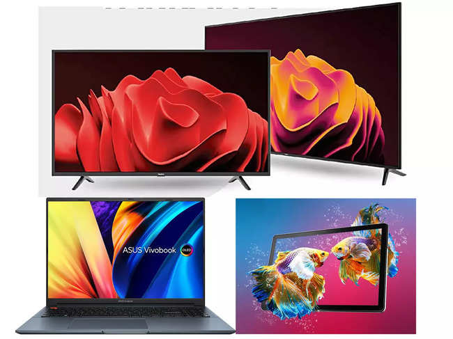 While smartphones, laptops and tablets are available at a discount of up to 40%, smart TVs and projectors can be yours at up to 50 per cent off.​