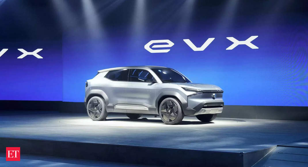 Maruti unveils concept electric SUV eVX
