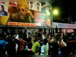 Police lathicharge in Chennai as fans of Vijay & Ajith turn violent.