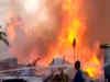 Kolkata: Massive fire breaks out at local market in Salt lake; half a dozen shops gutted