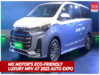 Auto expo 2023: MG Motor drives in Euniq 7 hydrogen cell MPV with 605 km range & a 3-minute refuelling time