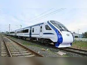 Vande Bharat train pelted with stones at Vizag