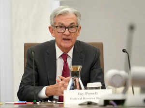 FILE PHOTO: U.S. Federal Reserve Chair Jerome Powell speaks in Washington
