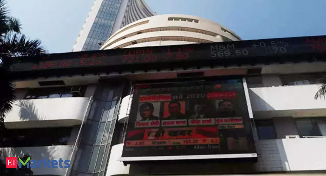 Sensex loses 100 points, Nifty nears 17,800; RVNL jumps 3%